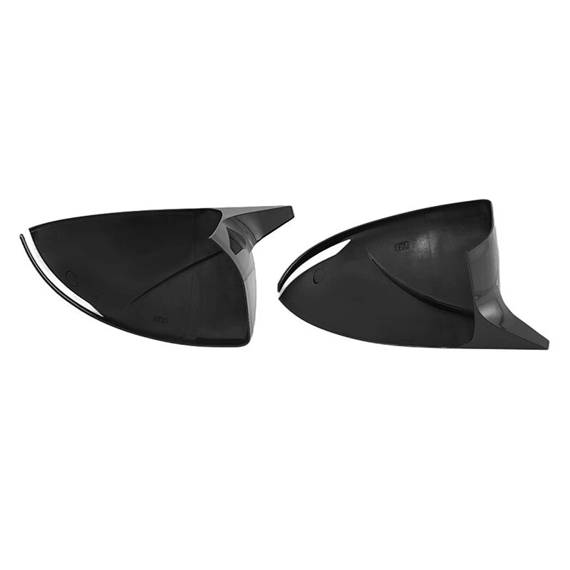 Glossy Black Rear View Side Mirror Cover Trim Caps for Hyundai Sonata (2020-2023)