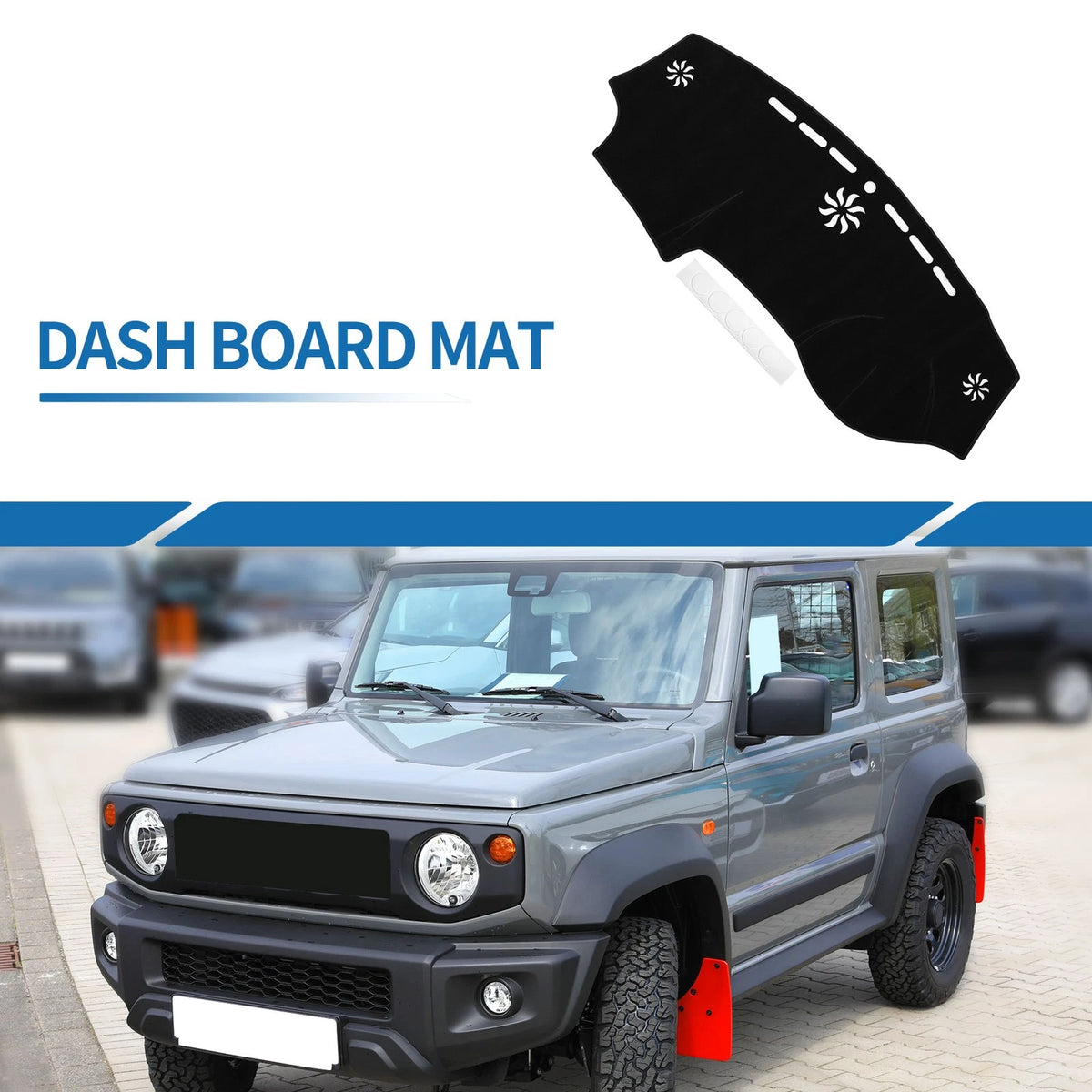Dashboard Dash Cover Mat for Chrysler 300 300C (2011 - 2022) Sun Pad Black