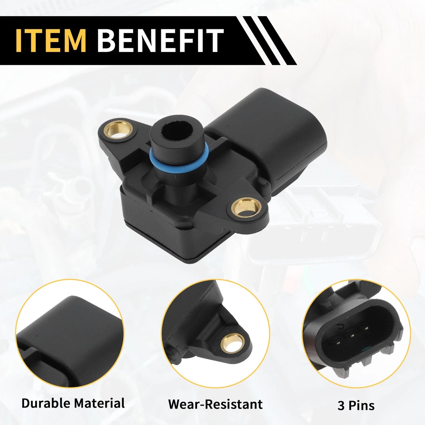 Manifold Absolute Pressure Sensor for Jeep TJ (2003)