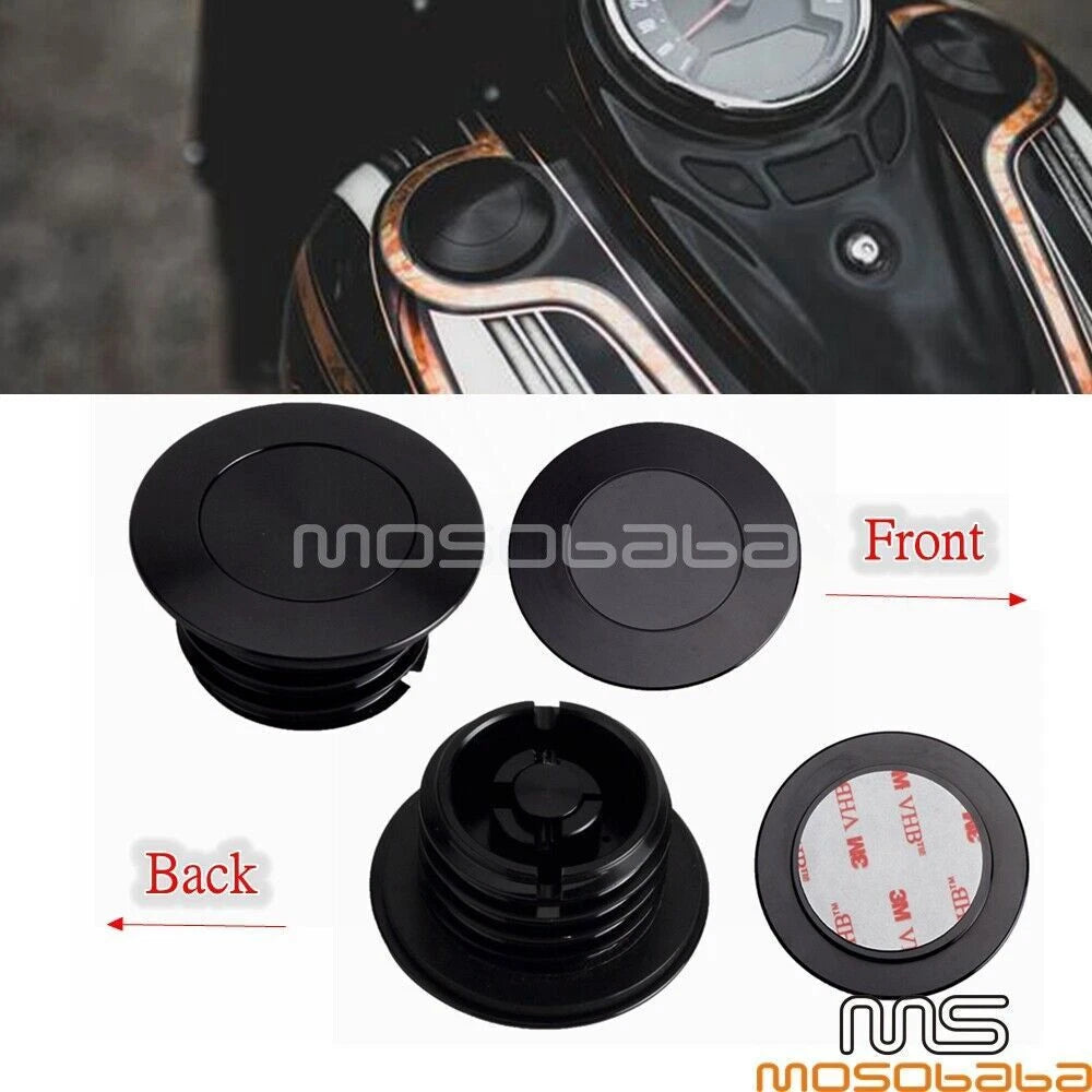 Pop Up Gas Cap w/ Trim for Harley FLSB FLSL FXLR FLFB (2018-2023)
