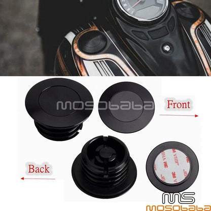 Pop Up Gas Cap w/ Trim for Harley FLSB FLSL FXLR FLFB (2018-2023)