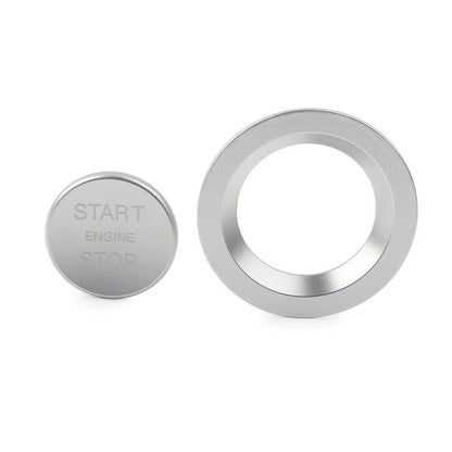 Keyless Engine Push Start Button w/ Ring Cover for Land Rover & Jaguar