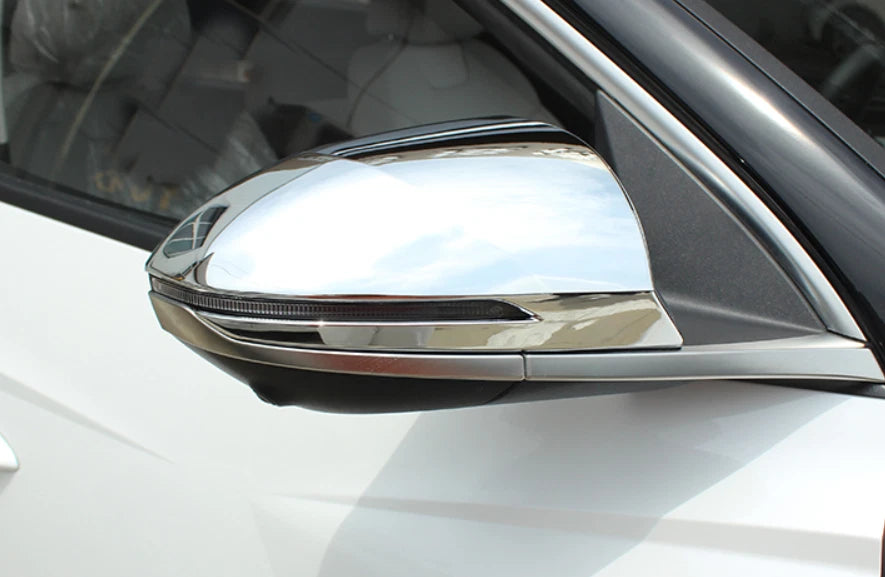ABS Chrome Rearview Mirror Side Lid Cover Trim for 2022 Hyundai Tucson (2022)