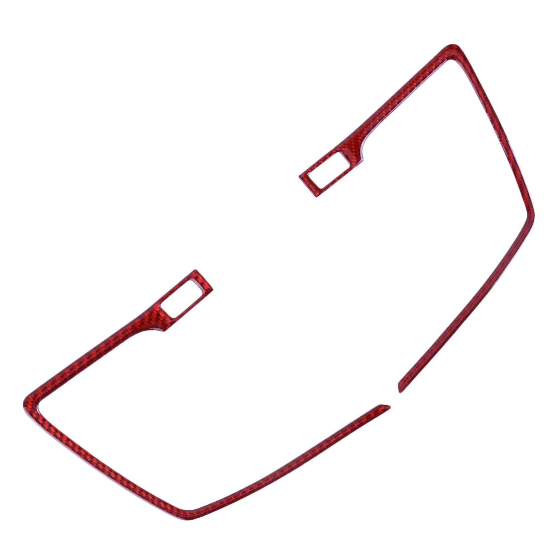 Red Carbon Fiber Center Console Trim for Honda Accord (2013-2017)