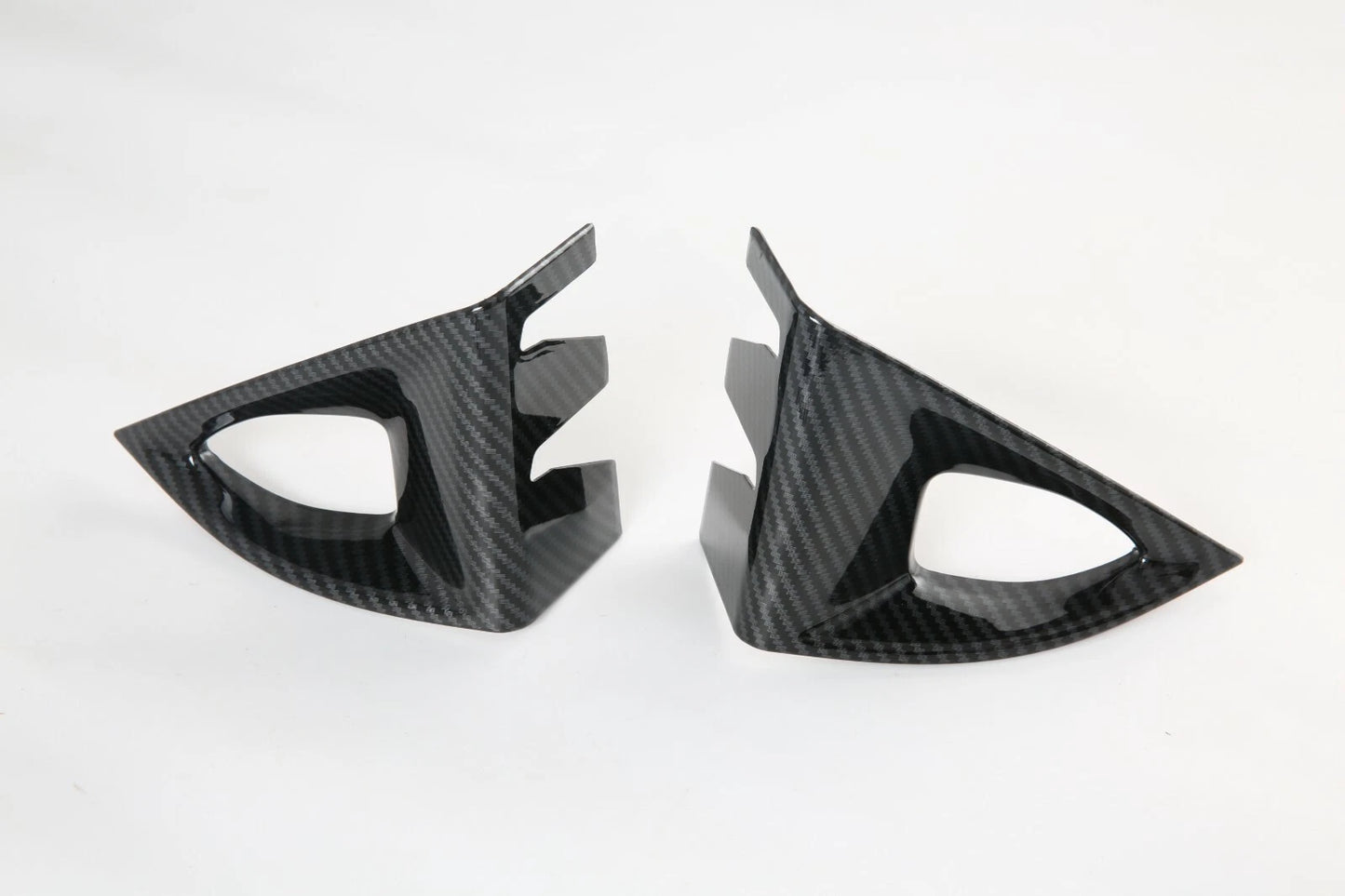 Front Fog Lamp Light Cover Trim for Nissan Rogue (2021-2023) 2 x Carbon Fiber