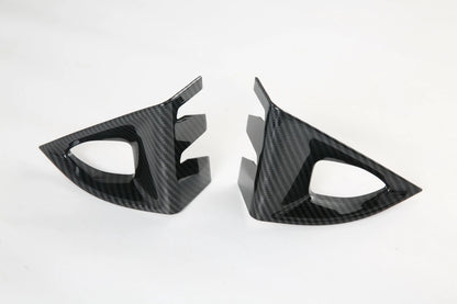 Front Fog Lamp Light Cover Trim for Nissan Rogue (2021-2023) 2 x Carbon Fiber