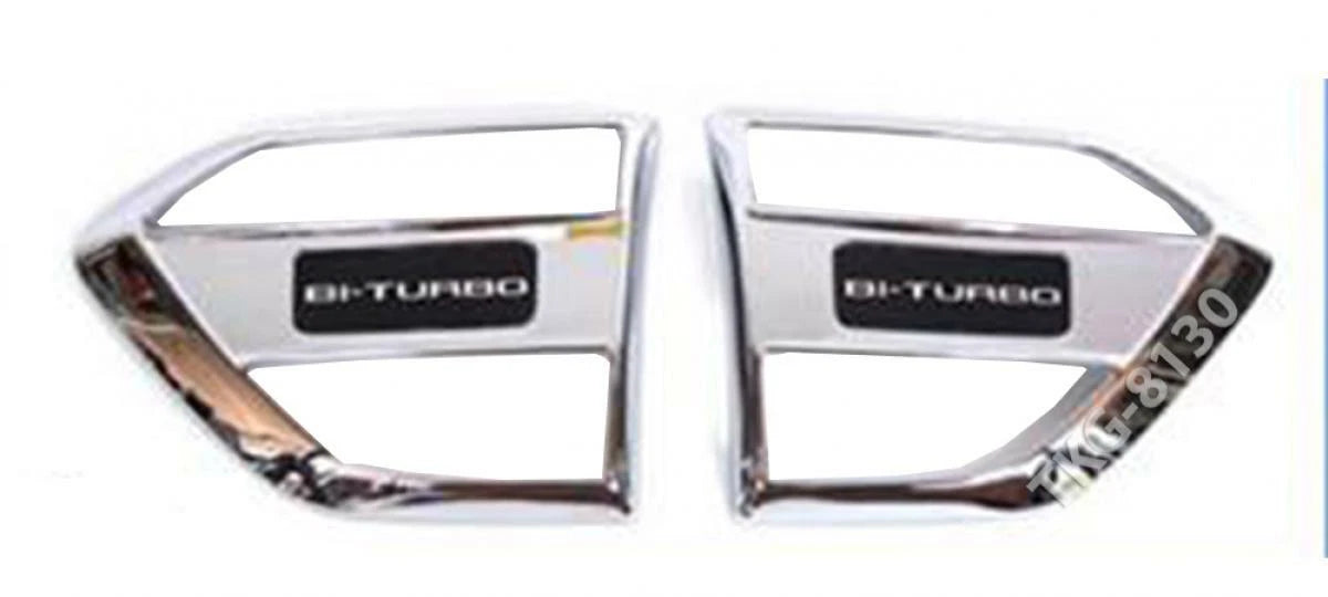 Chrome Side Vent Cover for Ford Ranger XL XLS XLT Wildtrack (2015-2018)