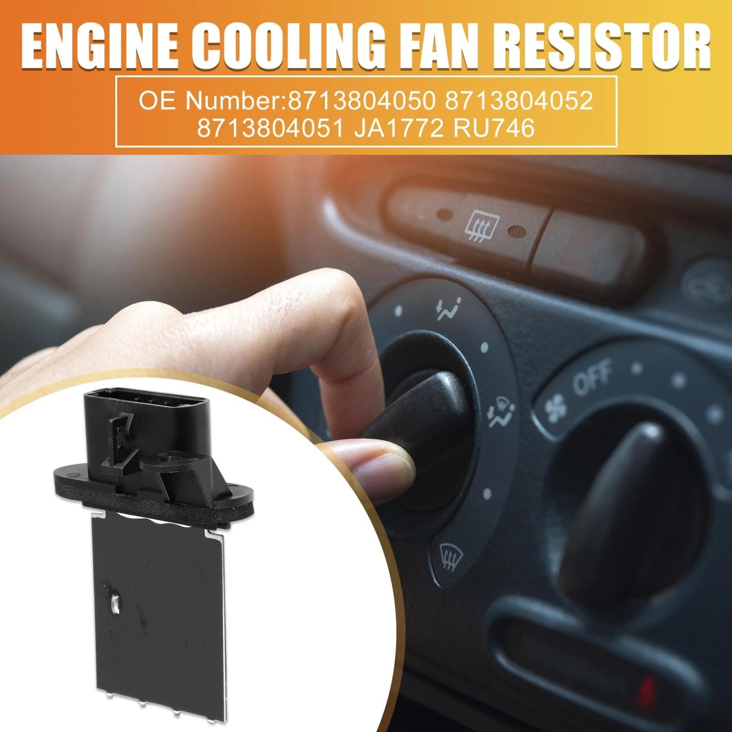 Car HVAC Fan Blower Motor Resistor for Toyota Tacoma (2005–2014)