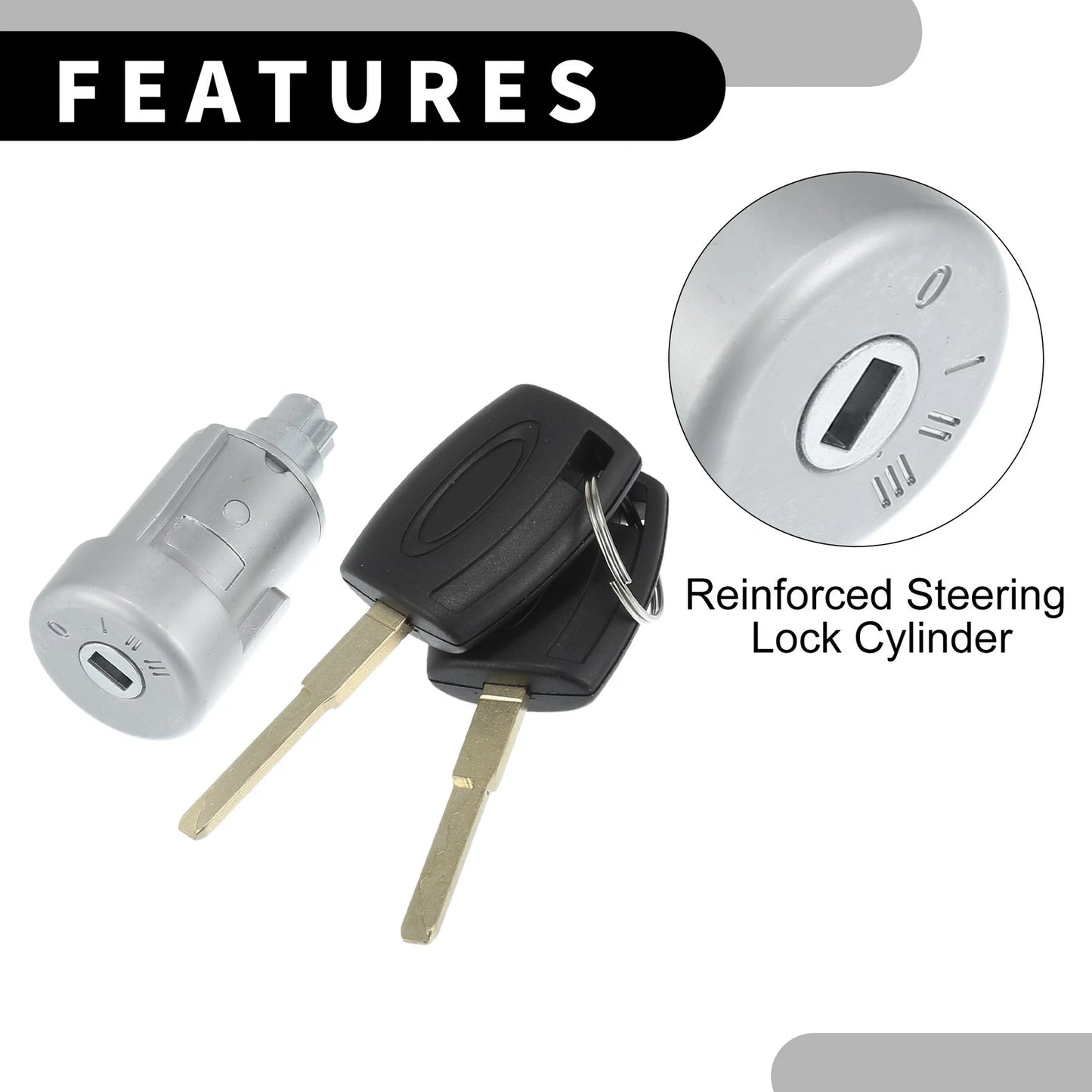 Ignition Lock Cylinder for Ford Transit MK8 (2014-2019)
