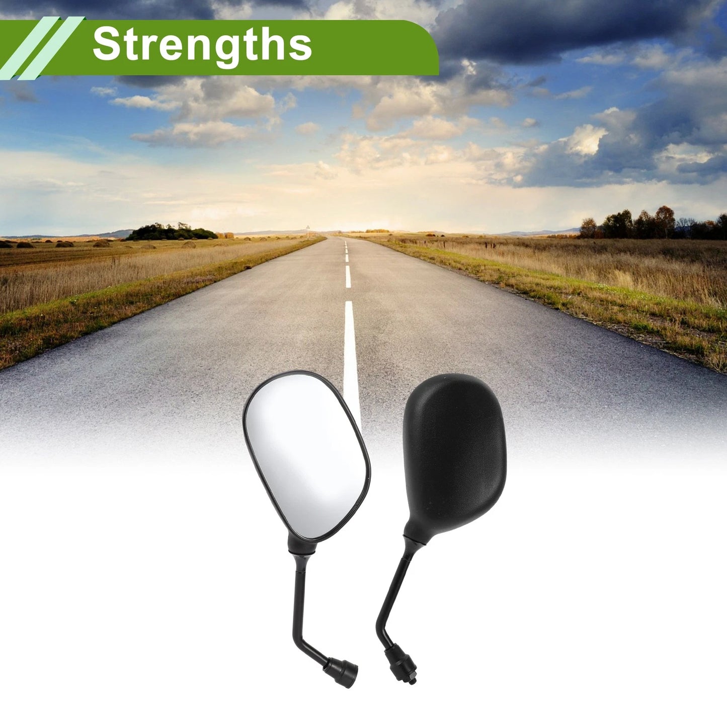 Rear View Mirrors / 1set / M8 Motorcycle