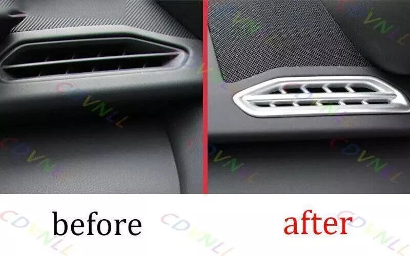 Matte Silver Dashboard Vent Cover Trim for Lexus UX200 250h (2019–2022)
