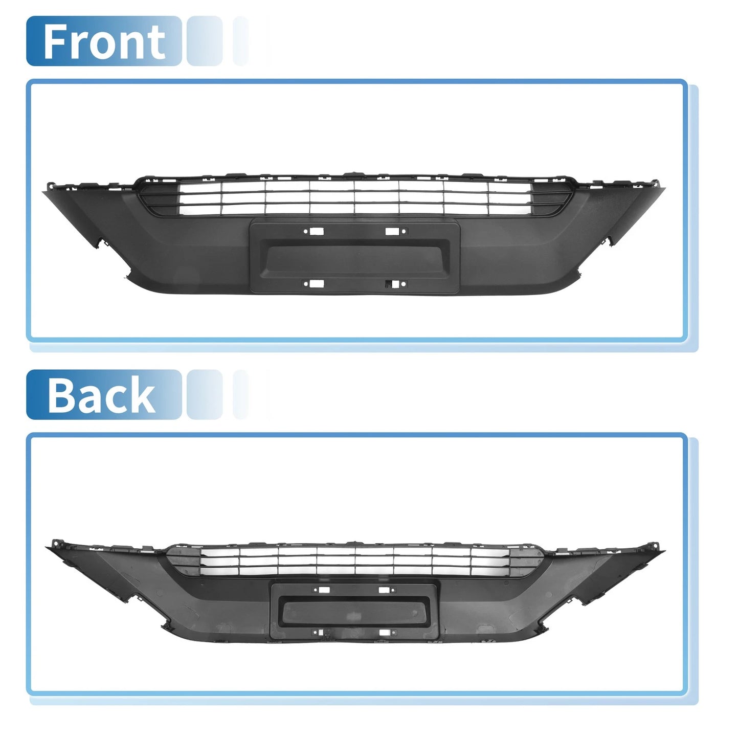 Front Bonnet Bumper Grille for Toyota RAV4 2019-2022 Black