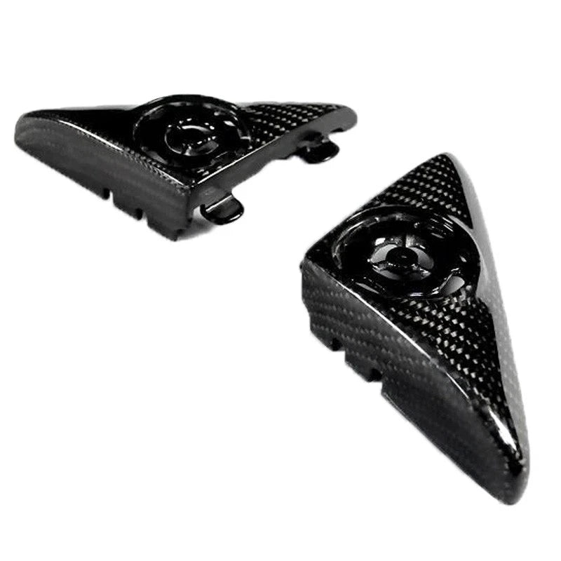 Real Carbon A Pillar Speaker Tweeter Cover Replace for Ferrari 360 Spider Modena