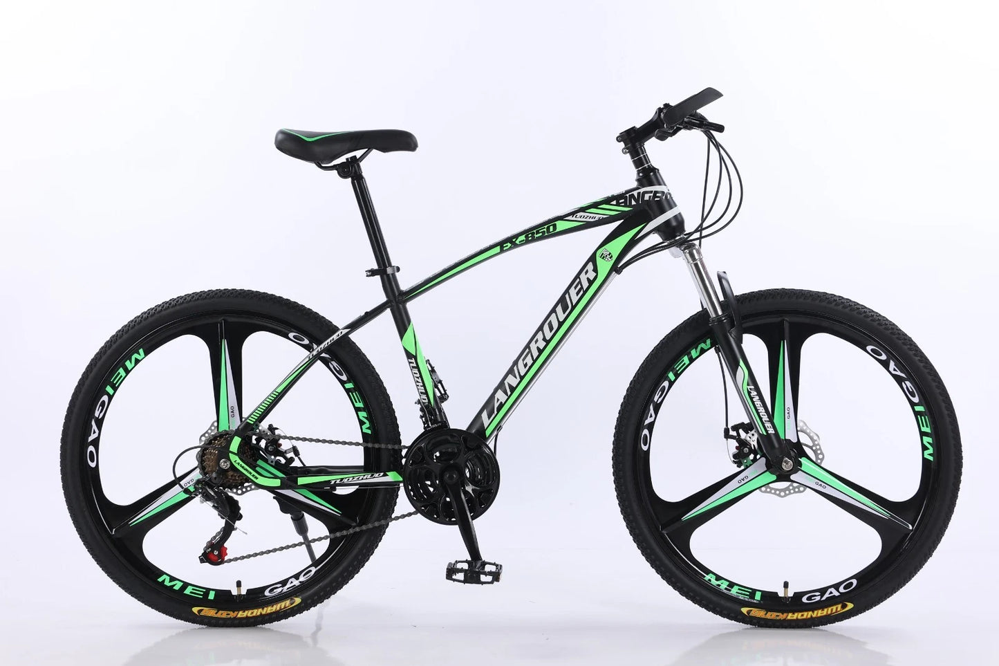 26" 21 Speed Mountain Bike for LANGROUER with 3 Spoke Wheels (2020-2023)