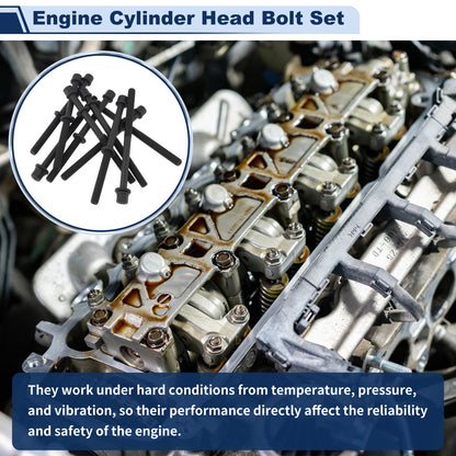 Engine Cylinder Head Bolt Set for Honda Accord, CR-V (2003-2009)