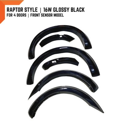 16W Black Fender Flare Arch for Ford Ranger PX3 (2018-2021)