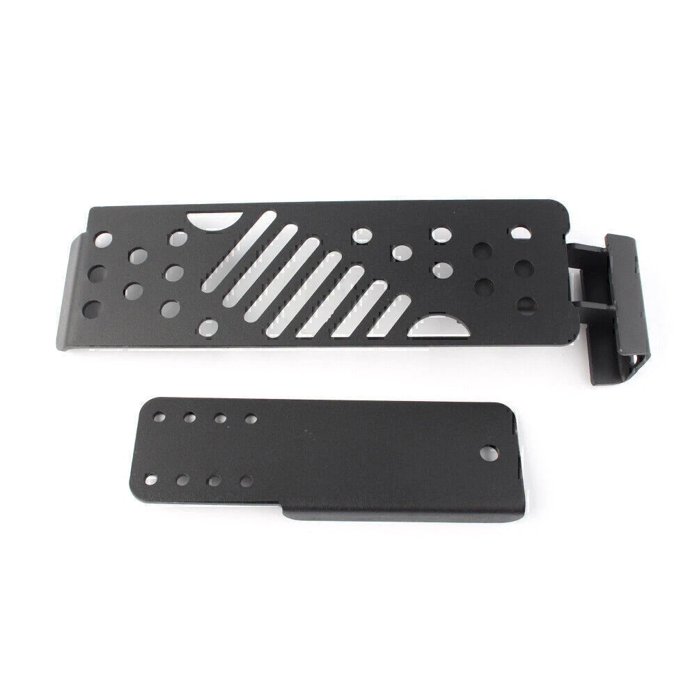 Black Steel Left Driver Foot Peg for Jeep Wrangler JL (2018-2019)