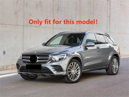 Front Fog Light Grilles Cover Trim for Mercedes-Benz GLC X253 (2016-2019)