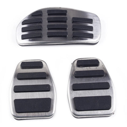 3 x Gas & Brake & Clutch Pedal Covers for Nissan Kicks (2017-2019)