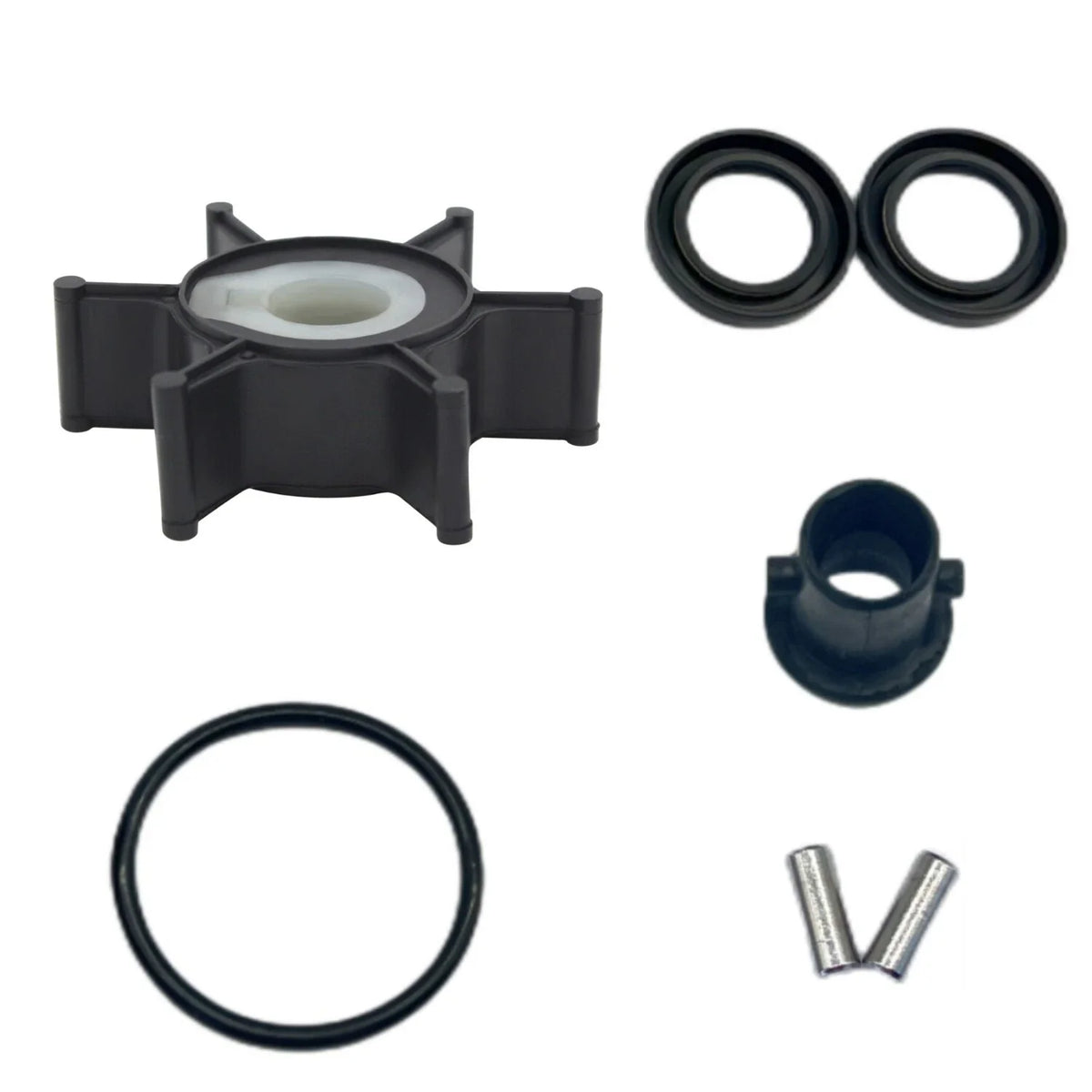 Water Pump Impeller Kit for Yamaha 2HP 2-Stroke Outboard Motor