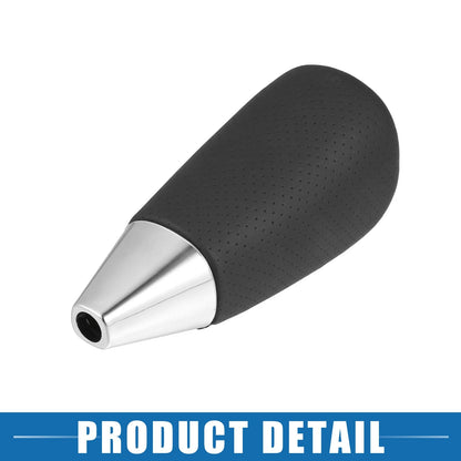 Black Faux Leather Gear Shift Knob Cover for Toyota