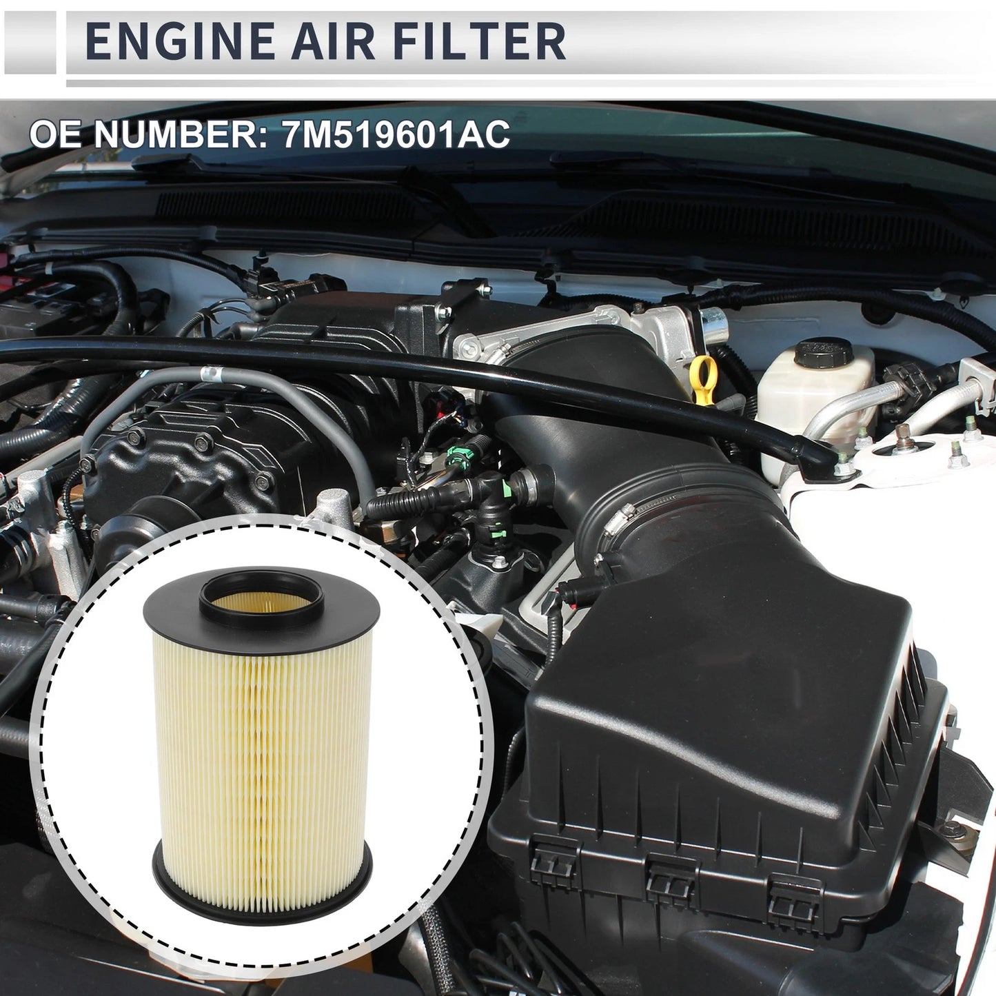 Engine Air Filter for Ford Escape L4 2.0L (2013-2019) - 1 x Pcs