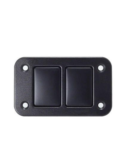 Universal / 2-Gang / Rocker Switch Panel Push Button 12V/24V DC for Toyota