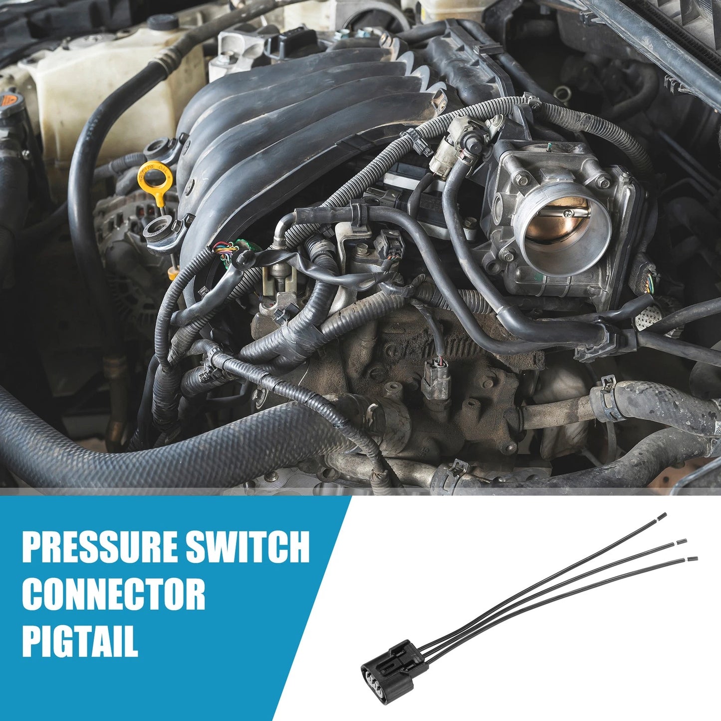 Pressure Switch Connector Pigtail for Honda Accord 2005-2020 3 Pin