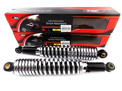 13" JBS Black/Chrome Rear Shock Absorbers for Harley Davidson XL883 Sportster