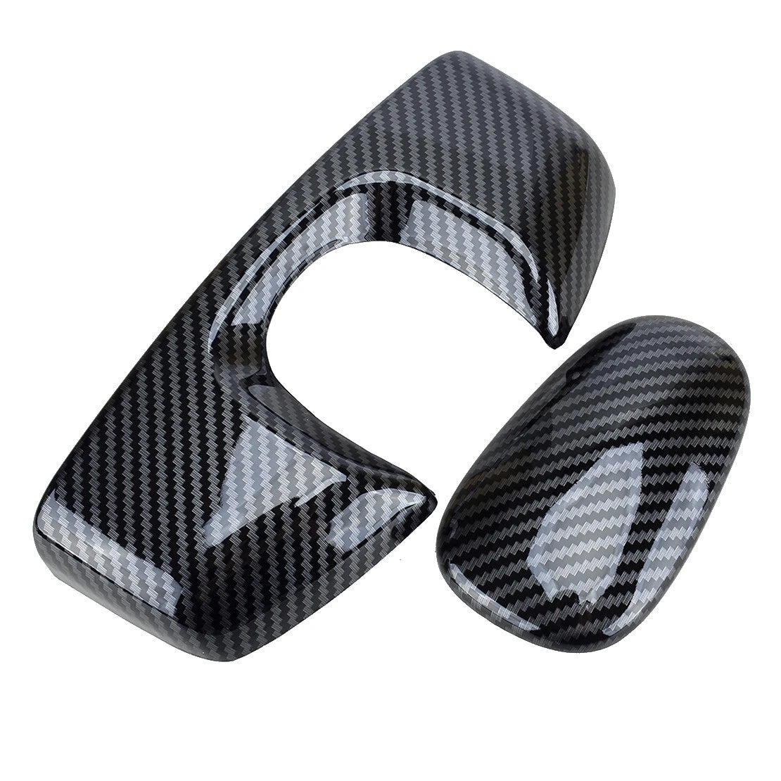 Carbon Fiber Armrest Box Trim Cover for Benz S-Class W221 (2008-2012)