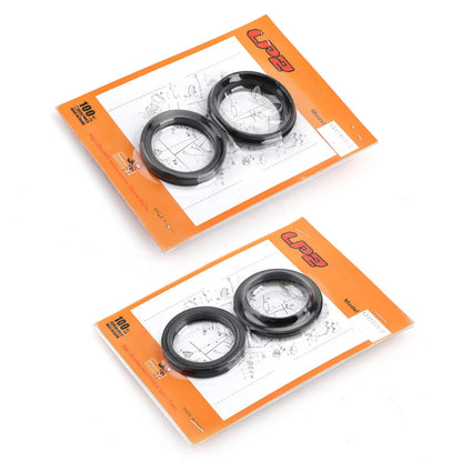 Fork Seal Ring Set with Dust Caps for Kawasaki ZX KX KLX ZR ZRX