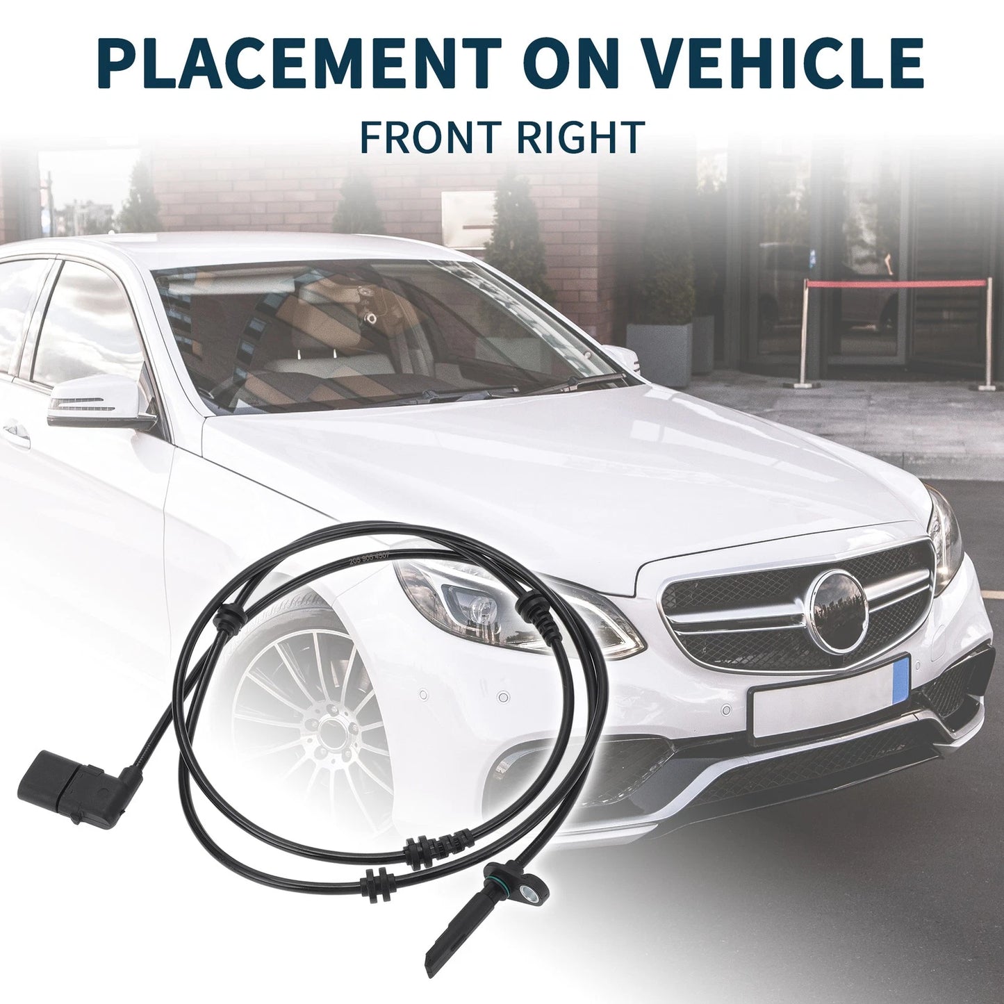 Front Right ABS Wheel Speed Sensor for Mercedes-Benz C300 (2015-2023)