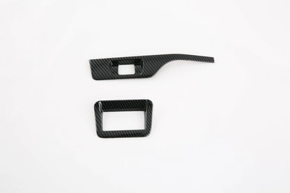 Headlight Switch Button Carbon Fiber Cover Trim for Honda Civic Sedan (2022-2023)