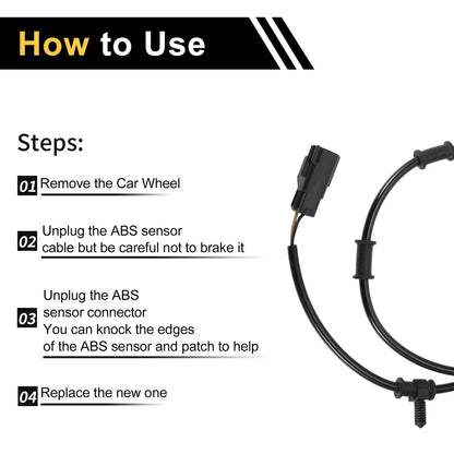 ABS Wheel Speed Sensor for Dodge Ram 3500 (2003-2005) Front L/R