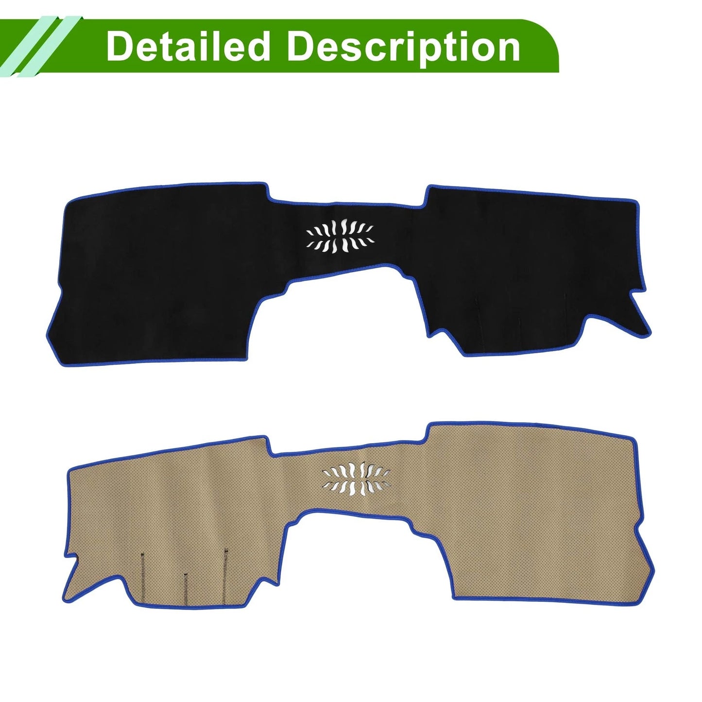 Dashboard Cover Mat for Mazda CX-30 20-24 Sun Protector Pad Black Blue
