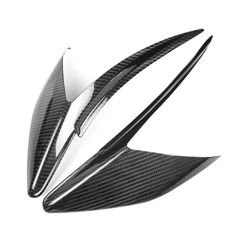 REAL Carbon Fiber Front Headlight Eyebrow Cover Trim for Subaru WRX 2022-2023