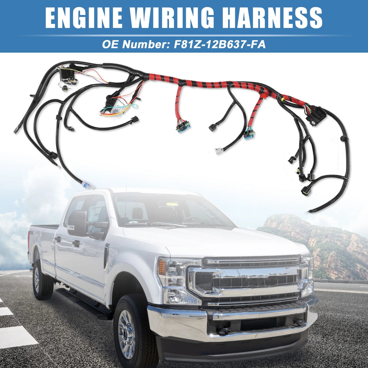 Engine Wiring Harness Set for Ford F250 F350 (1997-2004)