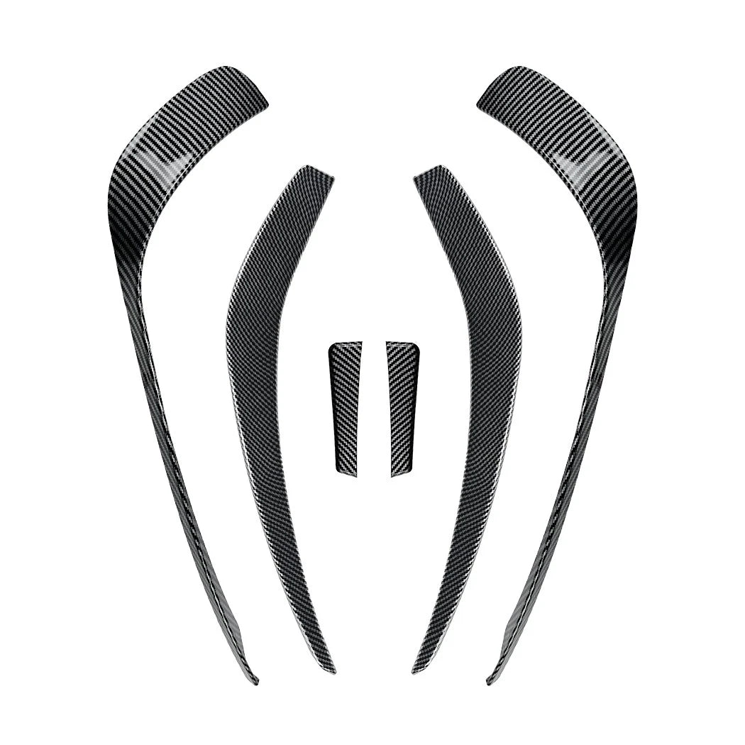 Carbon Look Side Fin Canards Splitters for Mercedes-Benz A-Class AMG(2013–2015)