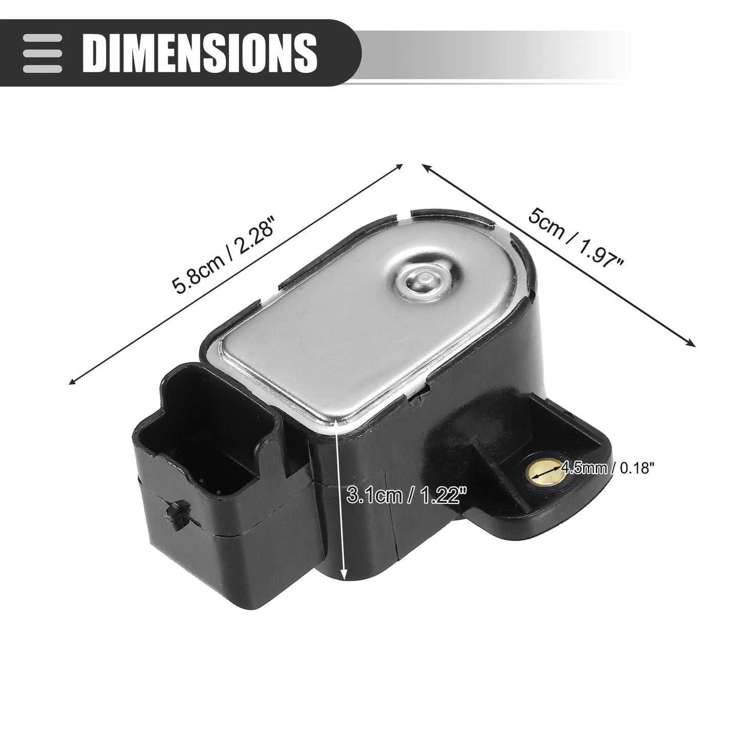 Throttle Position Sensor for PEUGEOT 206 307 406 (2000-2007)