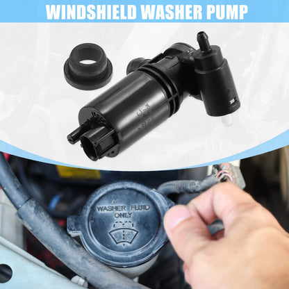 Windshield Washer Motor Pump Set with Grommet for Nissan Rogue Sport (2017-2022)