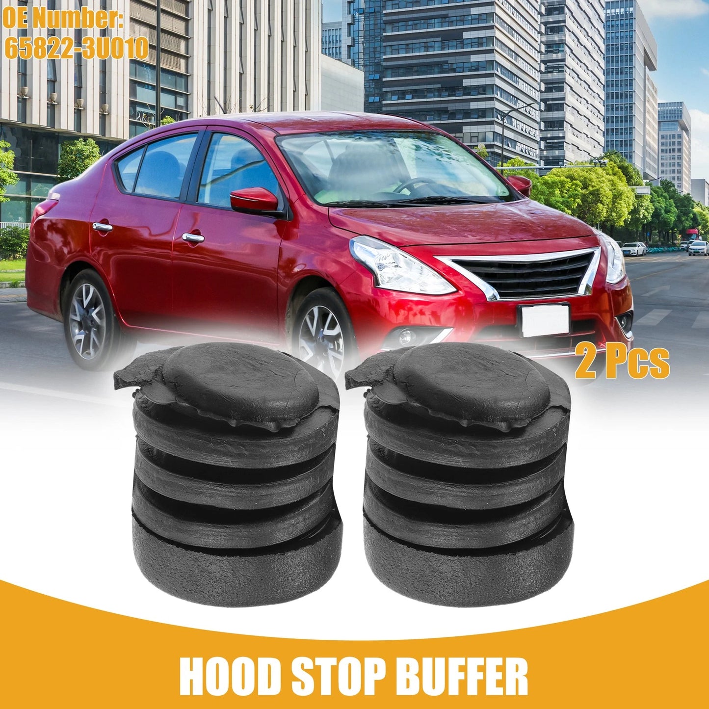Car Bumper Hood Stop Buffer for Nissan Versa (2007-2012)