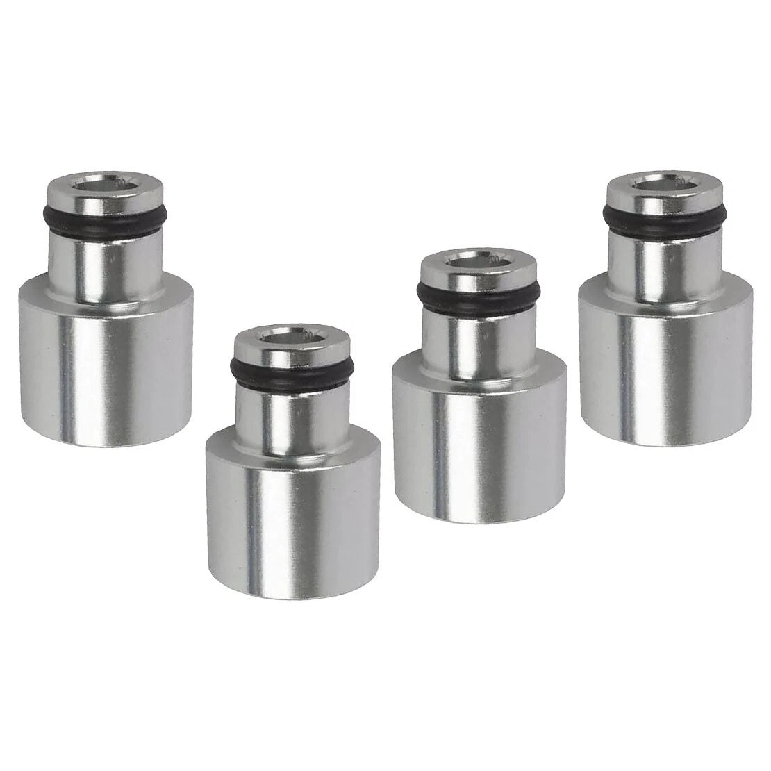 4x Fuel Injector Top Hat Adapter for Honda Civic Acura B16 B18 D16Z D16Y