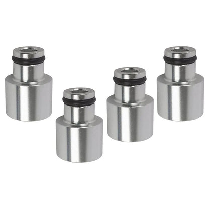 4x Fuel Injector Top Hat Adapter for Honda Civic Acura B16 B18 D16Z D16Y
