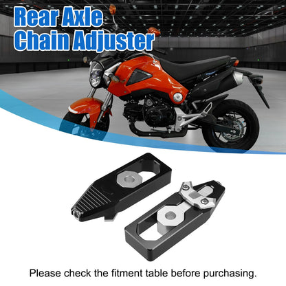 1 Pair / Tensioner Axle Chain Adjusters for Honda Grom (2014–2021)