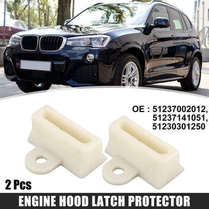 2 x Engine Hood Latch Protectors for BMW 1 Series E81 (2006-2011)