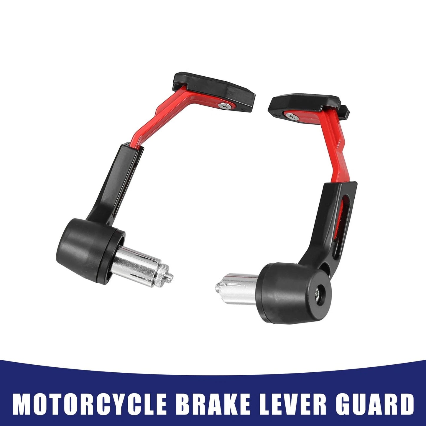 Pair / 7/8" 22mm Motorbike Brake Lever Guard Handlebar Protector Cover Clutch