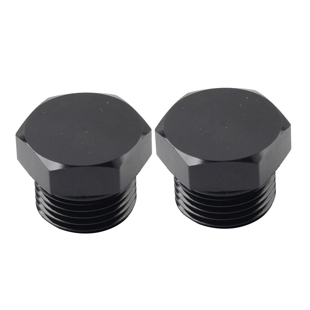 Aluminum 10AN Block Off Cap ORB Plug Male Fitting Adapters