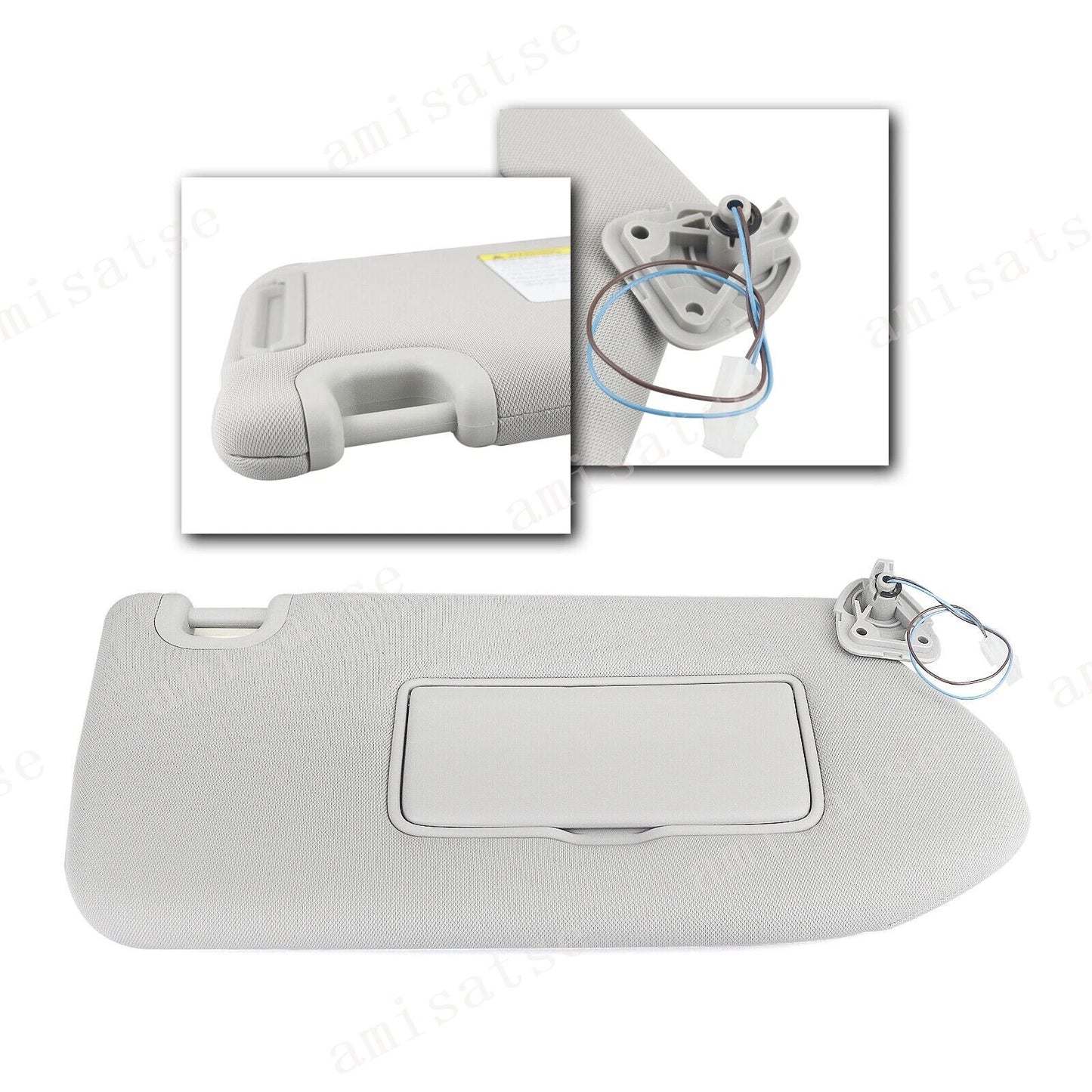 Right Passenger Sun Visor for 2013-2018 Pathfinder, 2014-2017 QX60 (2013-2018)