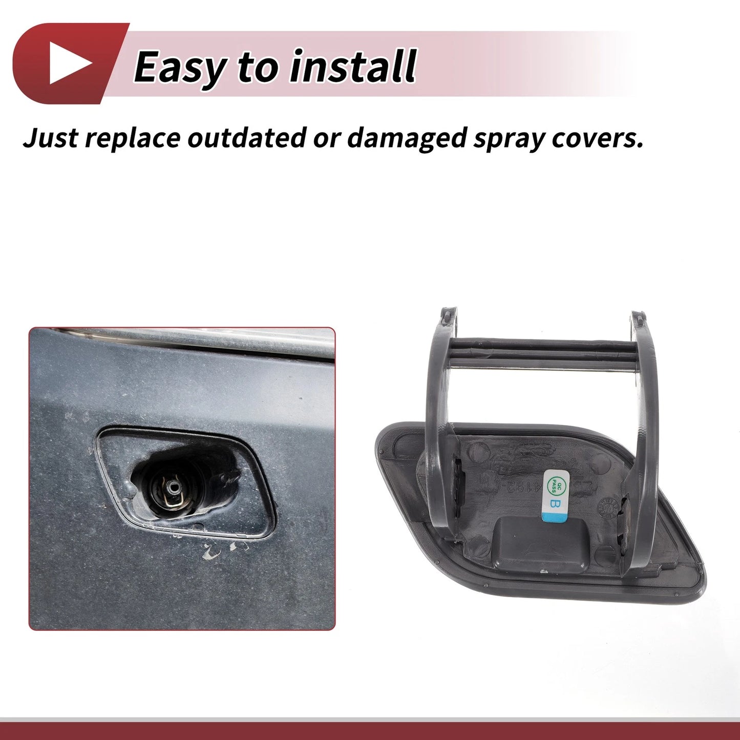 Front Left Washer Nozzle Cover Cap for BMW 740i (2011 - 2015)