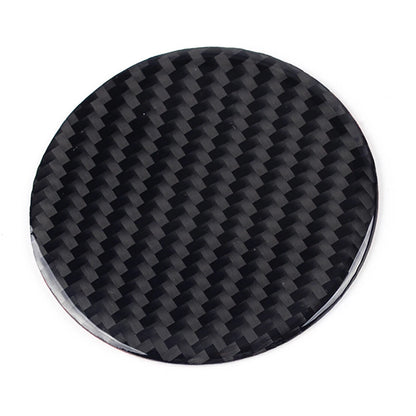 Carbon Fiber Water Bottle Cup Holder Mat for Ford Mustang (2015-2019)